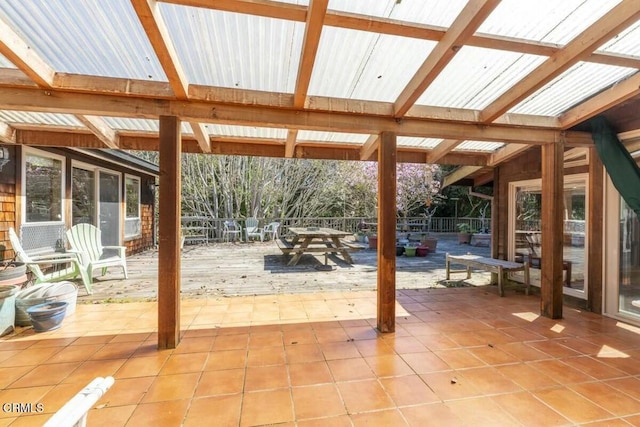 view of patio / terrace featuring outdoor dining space