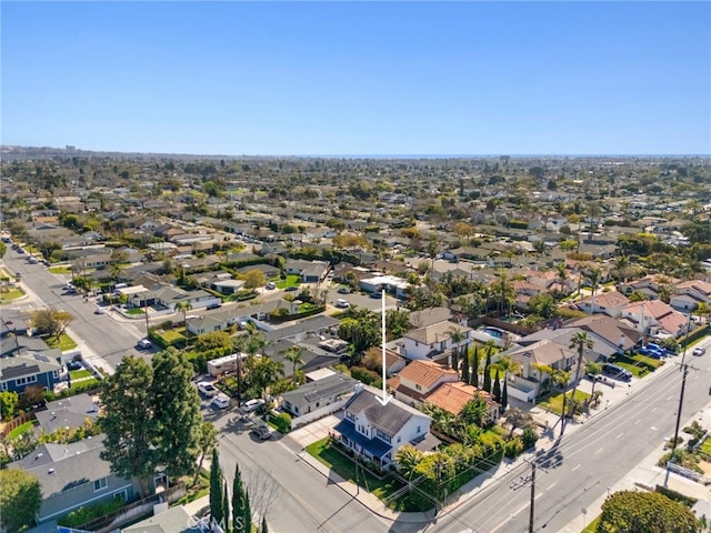 bird's eye view featuring a residential view