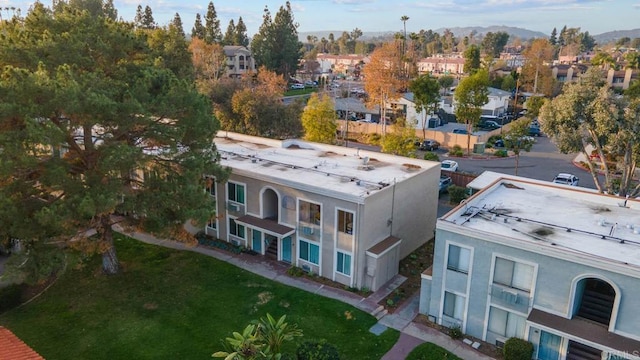 bird's eye view featuring a residential view