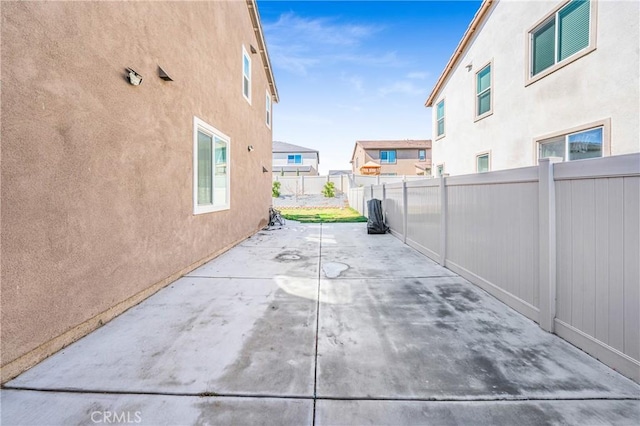 view of patio / terrace featuring a fenced backyard