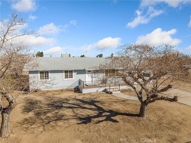 view of rear view of property