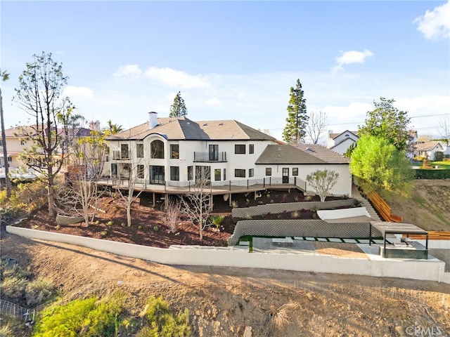 view of rear view of house