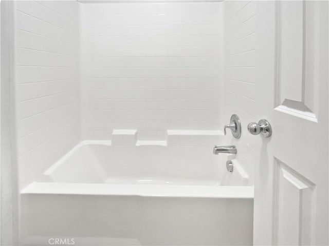 full bathroom with tub / shower combination