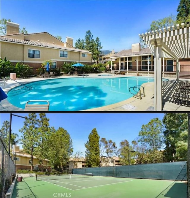 10655 Lemon Ave Unit 3808, Rancho Cucamonga, CA 91737 - community pool with a tennis court