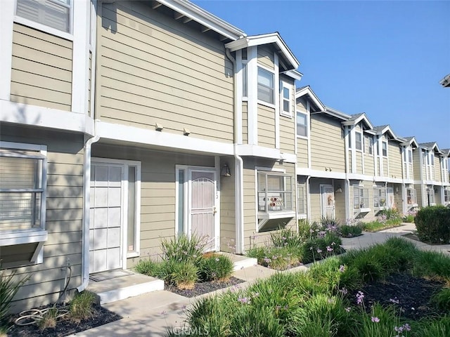 exterior space with a residential view