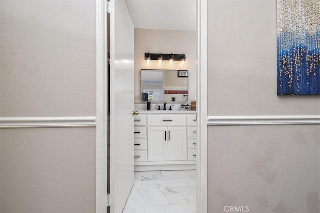 pantry with a sink