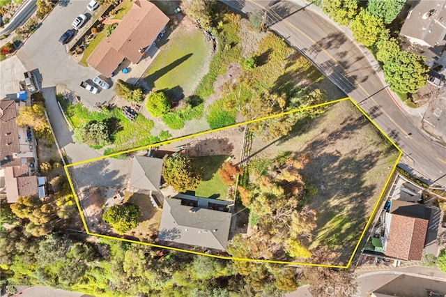 drone / aerial view featuring a residential view