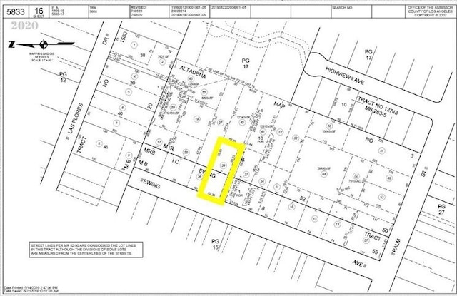 3082 Ewing Ave, Altadena CA, 91001 land for sale