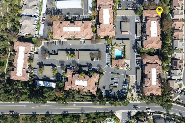 bird's eye view featuring a residential view