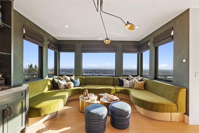 sunroom / solarium with a wealth of natural light