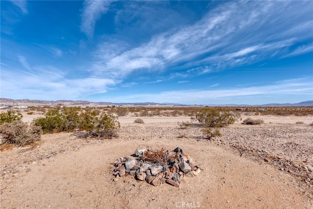 view of nature with view of desert and a mountain view