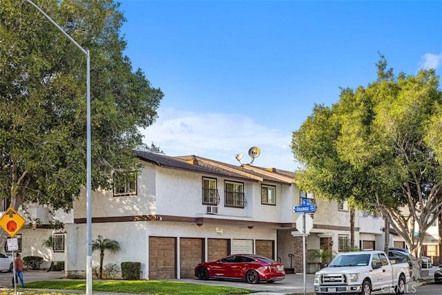 view of property with an attached garage