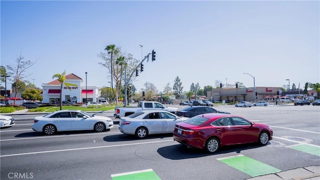 view of uncovered parking lot