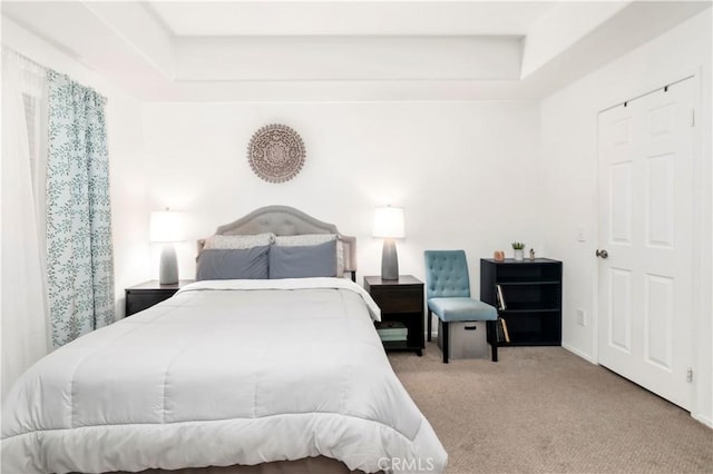 bedroom with carpet flooring