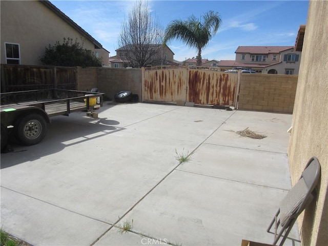 view of patio with fence private yard