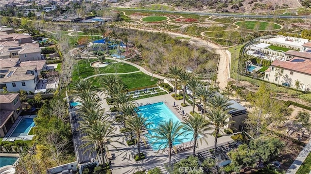 58 Sagan Way, Irvine, CA 92618 - bird's eye view of a pool area