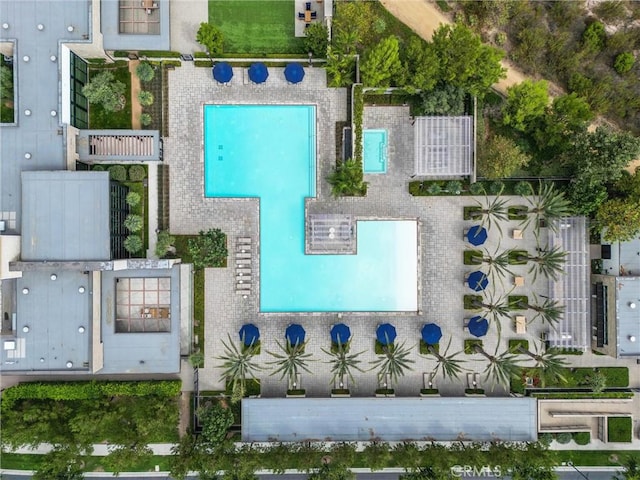 58 Sagan Way, Irvine, CA 92618 - aerial view of property's location featuring a pool