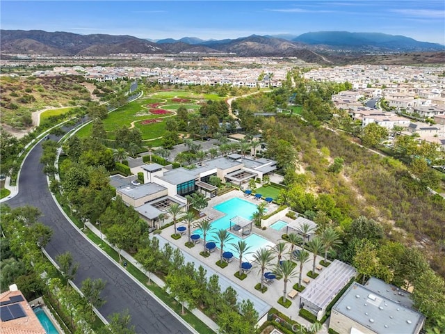 58 Sagan Way, Irvine, CA 92618 - view of property location with a pool area, mountains, and nearby suburban area