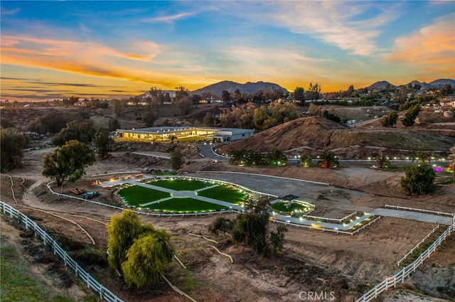 view of home's community with a mountain view