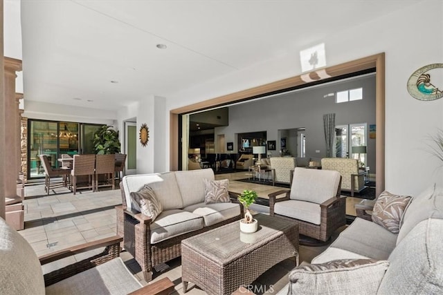 view of living room