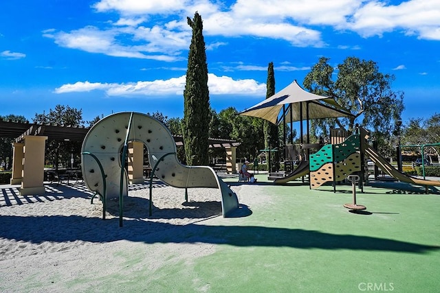 view of communal playground