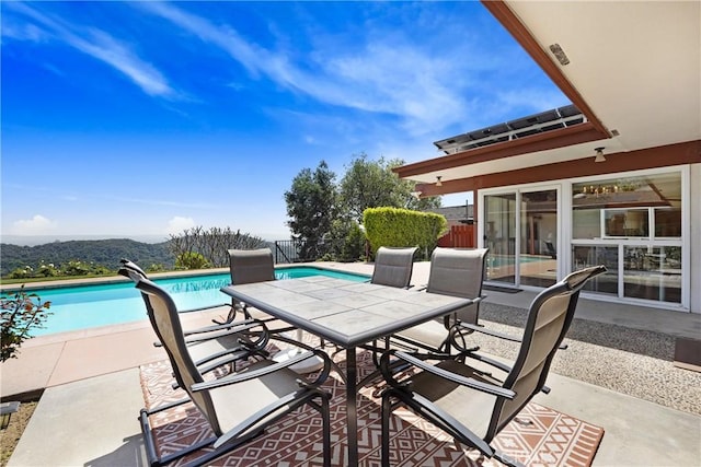 2222 Cielo Pl, Arcadia, CA 91006 - view of patio with a mountain view