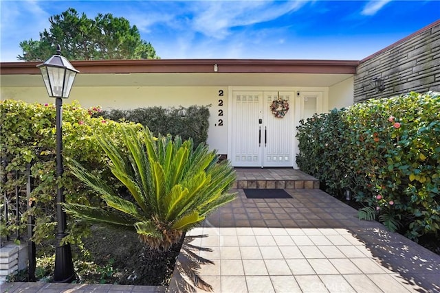 2222 Cielo Pl, Arcadia, CA 91006 - doorway to property with stucco siding