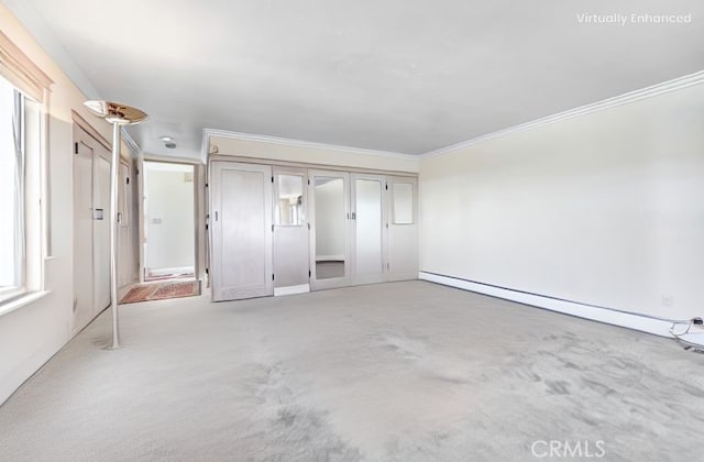 2222 Cielo Pl, Arcadia, CA 91006 - unfurnished bedroom with baseboard heating and crown molding