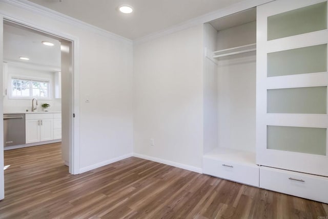 closet with a sink