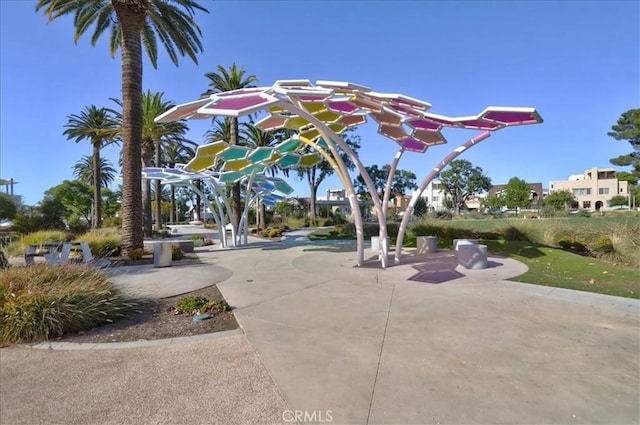 view of property's community featuring playground community