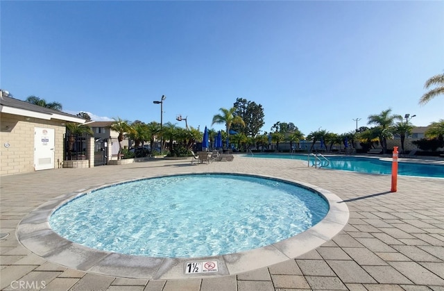 view of community pool