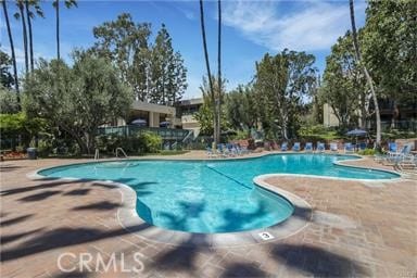 pool featuring a patio