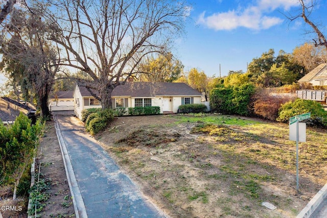 view of ranch-style home