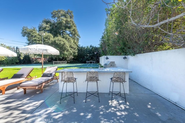 6164 Fenwood Ave, Woodland Hills, CA 91367 - view of patio with area for grilling
