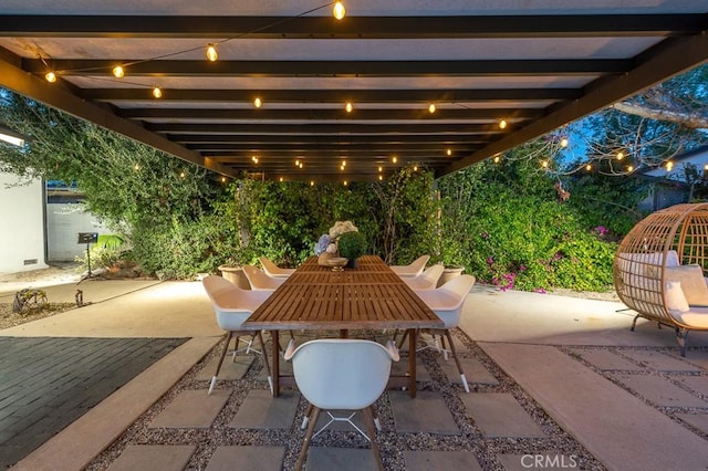 6164 Fenwood Ave, Woodland Hills, CA 91367 - view of patio / terrace featuring outdoor dining area