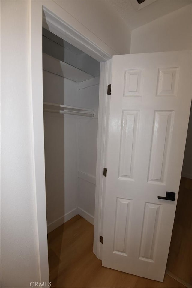 view of closet