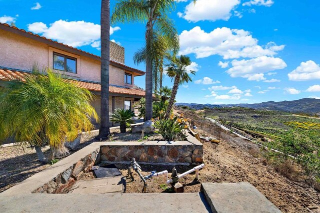29345 Wilkes Rd, Valley Center, CA 92082 - view of yard with a mountain view