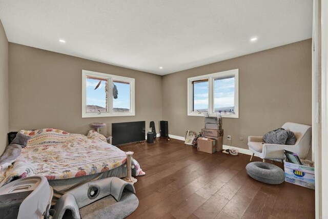 29345 Wilkes Rd, Valley Center, CA 92082 - bedroom with wood-type flooring and recessed lighting