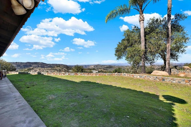29345 Wilkes Rd, Valley Center, CA 92082 - view of grassy yard featuring a mountain view