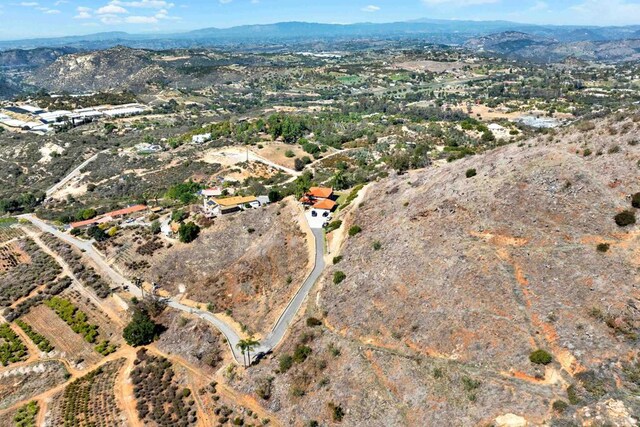 29345 Wilkes Rd, Valley Center, CA 92082 - aerial view of property's location featuring a mountainous background and rural landscape