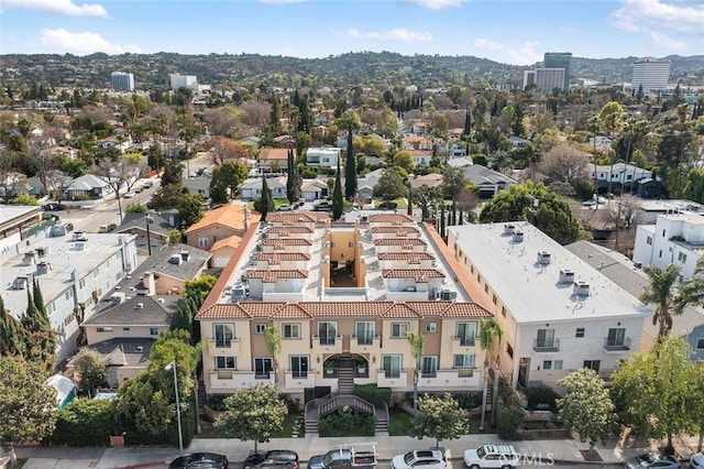 bird's eye view featuring a residential view