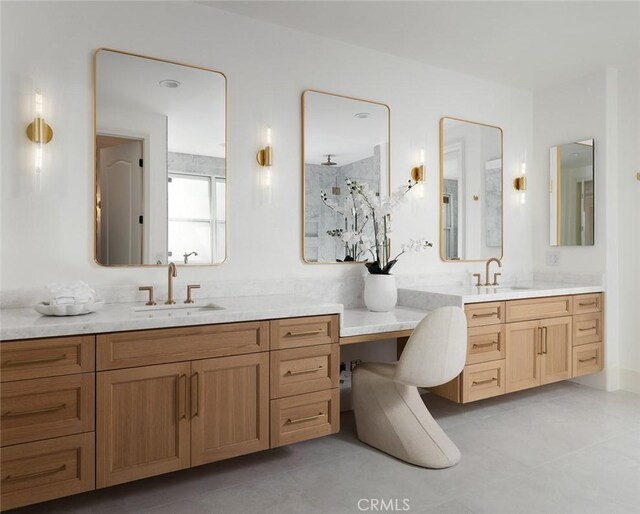 31 Vista Tramonto, Newport Coast, CA 92657 - bathroom featuring tile patterned floors and vanity