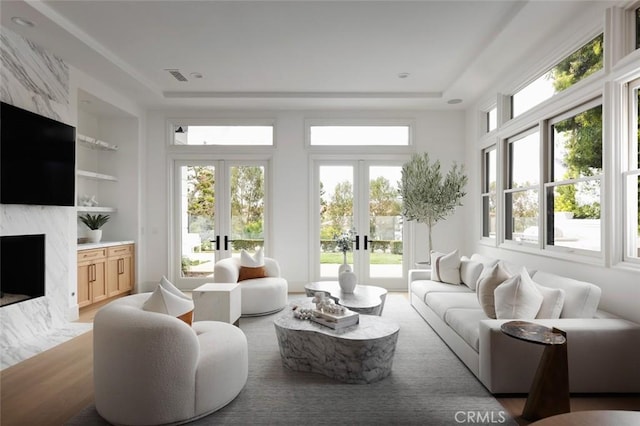 31 Vista Tramonto, Newport Coast, CA 92657 - sunroom / solarium featuring french doors