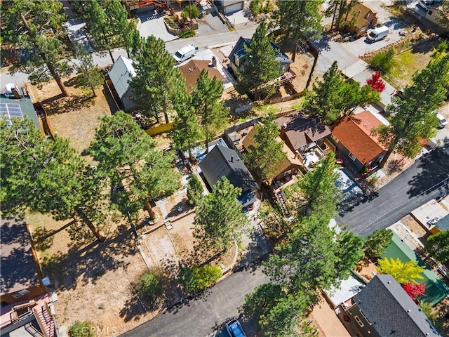 bird's eye view featuring a residential view
