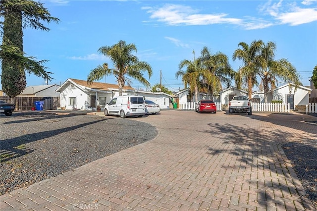 view of street with a residential view