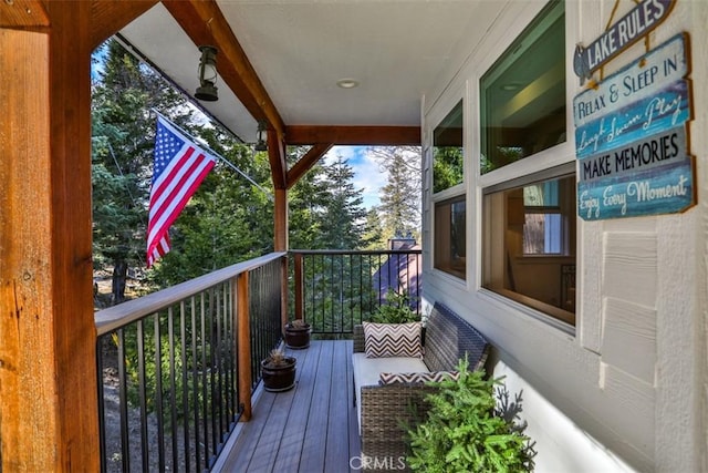 28622 Shenandoah Dr, Lake Arrowhead, CA 92352 - view of deck