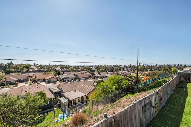 birds eye view of property featuring a residential view