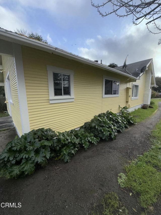view of side of home