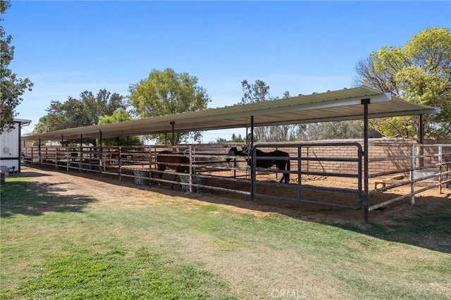 view of stable