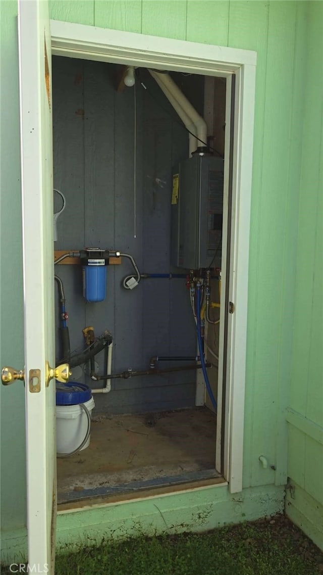 utilities with tankless water heater